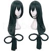 Long Green Straight Anime Cosplay Synthetic Wigs OHAR-I015-18-6