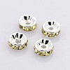 Brass Rhinestone Spacer Beads RB-A014-Z5mm-13S-NF-1