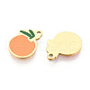 304 Stainless Steel Enamel Charms STAS-T065-46G-2