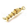 Brass Micro Pave Cubic Zirconia Pendants KK-R217-01G-09-2