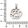 304 Stainless Steel Pendants STAS-P393-02P-3