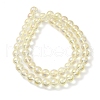 Transparent Electroplate Glass Beads Strands GLAA-T032-T8mm-C02-2