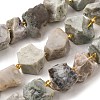 Raw Rough Natural Peace Jade Beads Strands G-Z087-B19-2