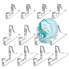 AHADERMAKER 12Pcs 3 Styles Desktop Transparent Acrylic Display Holder for Photo Frame ODIS-GA0001-57-1