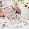 Beebeecraft Handmade Gold Sand Lampwork Beads LAMP-BBC0001-02B-7