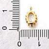 Brass Micro Pave Cubic Zirconia Charms KK-B131-12G-3