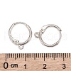 925 Sterling Silver Leverback Earring Findings X-STER-I017-090P-4