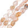 Natural Rutilated Quartz Beads Strands G-S359-164-1