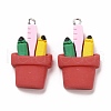 Resin Pendants RESI-M026-04-2