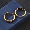 201 Stainless Steel Hoop Earrings EJEW-P304-15A-G-2