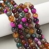 Natural Agate Beads Strands G-M437-C01-01Z-5