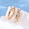 Alloy Silicone Clip-on Earrings EJEW-Z120-01G-02-3