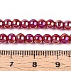 Electroplate Opaque Glass Beads Strands GLAA-T032-P4mm-AB23-4