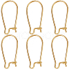 Beebeecraft 5 Pairs 925 Sterling Silver Hoop Earrings Findings STER-BBC0007-84-1
