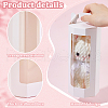 10Pcs Paper Gift Storage Boxes with Visible Window CON-WH0088-98B-4