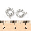 Brass Micro Pave Clear Cubic Zirconia Tube Bails KK-A254-02B-P-2