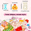 SOFPLATE 11 Styles Transparent Resin Decoden Cabochons RESI-SP0001-11-2