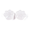 Natural Quartz Crystal Cat Paw Print Figurines DJEW-N003-03J-2