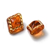 Imitation Amber Transparent Acrylic Beads X-MACR-D071-02B-4