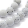 Synthetic Turquoise Beads Strands G-P386-01-10mm-3