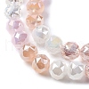 Transparent Glass Beads Strands GLAA-Q009-01C-3
