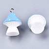 Opaque Resin Pendants RESI-T028-69-4