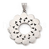 304 Stainless Steel Pendants STAS-A083-26AS-2