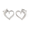 Brass Micro Pave Cubic Zirconia Pendants KK-E068-VB187-1