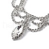 Alloy Rhinestone Hair Chain OHAR-M044-02A-S-2