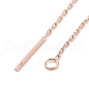 Ion Plating(IP) 304 Stainless Steel Stud Earring Finding STAS-E161-06RG-4
