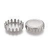 Tarnish Resistant 304 Stainless Steel Cabochon Settings STAS-P249-12P-2