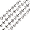 Tarnish Resistant 304 Stainless Steel Ball Chains CHS-A002B-6.0mm-1