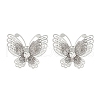 304 Stainless Steel Stud Earrings for Women EJEW-K283-05P-2