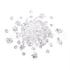250Pcs 2 Style Transparent Acrylic Ornaments TACR-TA0001-27-8