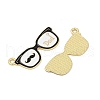 Father's Day Alloy Enamel Pendants ENAM-V001-03F-G-2