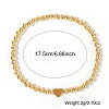 Luxury Brass Heart Bead Bracelets RL2701-4