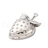 Brass Micro Pave Cubic Zirconia Pendants KK-F895-17C-P-2