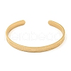 Stainless Steel Open Cuff Bangles for Women BJEW-G708-01B-G-2