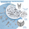 DICOSMETIC 110Pcs 22 Styles Tibetan Style Alloy Pendants FIND-DC0005-79-6