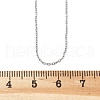 Tarnish Resistant 304 Stainless Steel Necklaces NJEW-F027-40-1mm-4