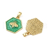 Brass Pendants KK-C093-04G-2