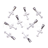 10Pcs 304 Stainless Steel Pendants STAS-CJ0001-230-3