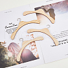 SUPERFINDINGS 12Pcs Miniature Wood Doll Clothes Hangers DIY-FH0005-32A-3
