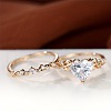 Heart Alloy Finger Rings for Women FS-WG1A204-08-1