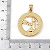 304 Stainless Steel Pendants STAS-C131-03G-02-3