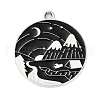 Alloy Enamel Pendants PALLOY-Q451-01E-1