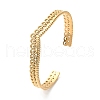 304 Stainless Steel Crown Cuff Bangles BJEW-F457-12G-3
