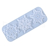 Christmas DIY Snowflake Silicone Pendant Molds DIY-P006-31-5