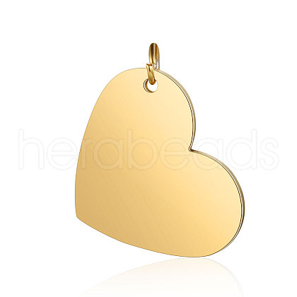 Ion Plating(IP) 304 Stainless Steel Stamping Blank Tag Pendants STAS-I311-26G-1