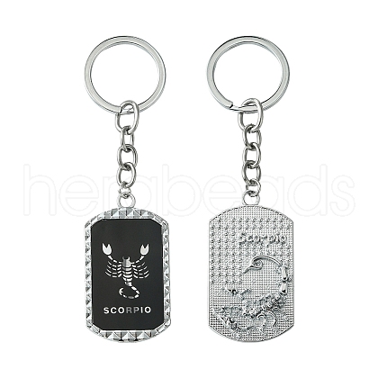 Alloy Enamel Keychain KEYC-YW00022-08-1